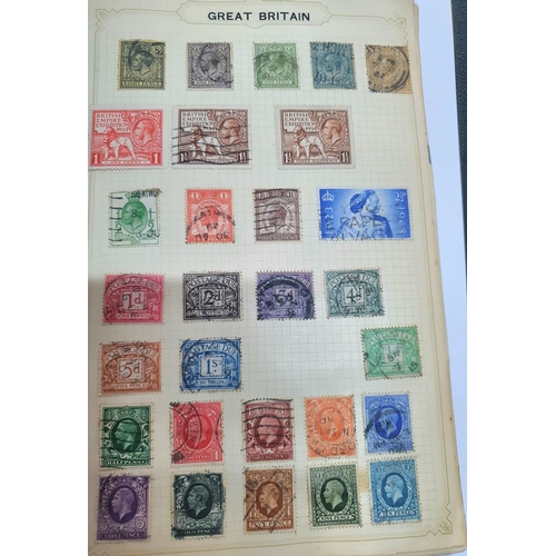 60 - Simplex stamp album containing a good collection of GB Victoria & early 20thC mounted used and early... 