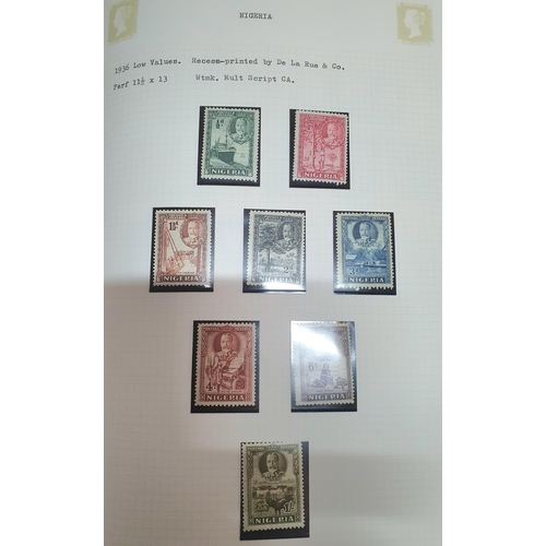 61 - Black Tower stamp album containing a good collection of GB unmountred mint and unmounted used Victor... 