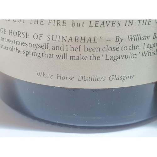 24 - Boxed, Lagavulin 16 year old single malt whiskey 1 litre bottle, 43% vol - rare WHITE HORSE DISTILLE... 