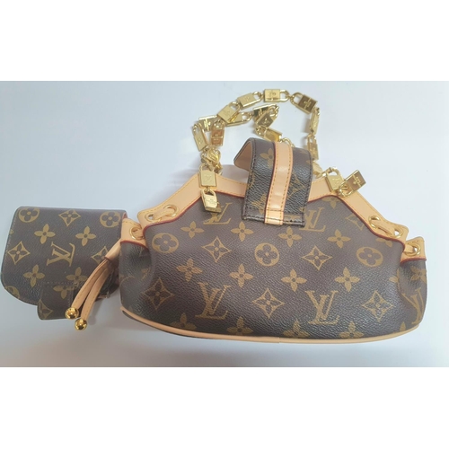 79 - Louis Vuitton, as new, matching handbag and purse