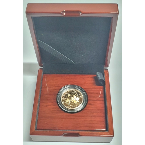 59 - 2020 Agatha Christie: 100 Years of Mystery Gold Proof £2 Coin by the Royal Mint, boxed and with pape... 