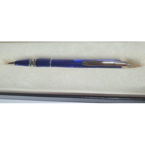 71 - Mont Blanc ball point pen, still boxed with papers, as new,

Purchased 2011 for £300 but never used