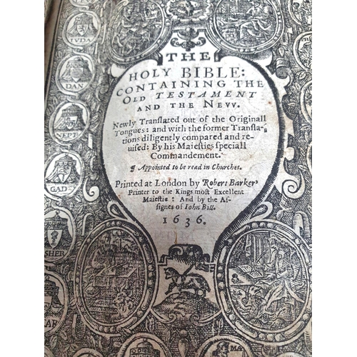 28 - 1633 King James Bible Quarto size, believed to have been printed by Robert Barker- London