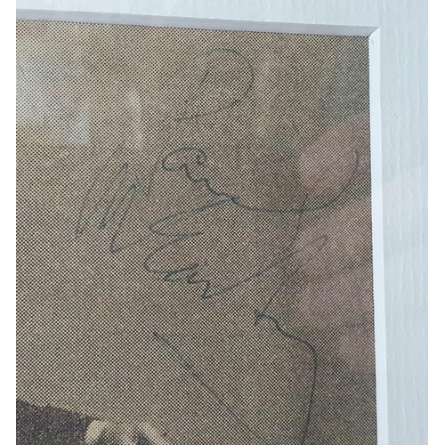 74 - Genuine Paul McCartney framed signature, with COA from Track Ltd and a purchase receipt for £750