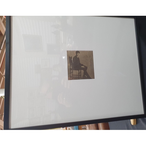 74 - Genuine Paul McCartney framed signature, with COA from Track Ltd and a purchase receipt for £750