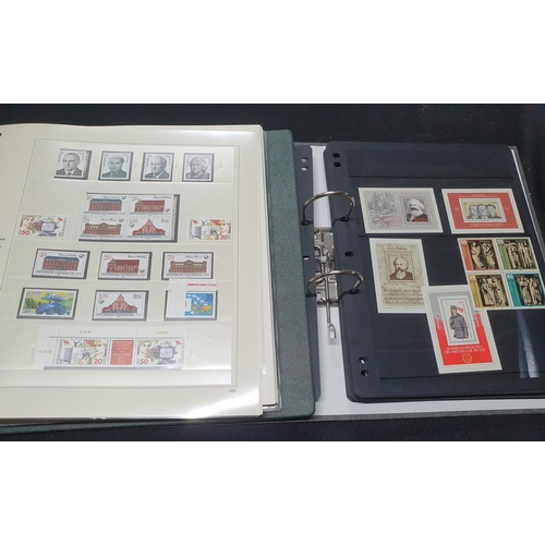 62 - Seven albums of 20thC Germany (East and West) mainly mint unmounted, many full sets and mini sheets ... 