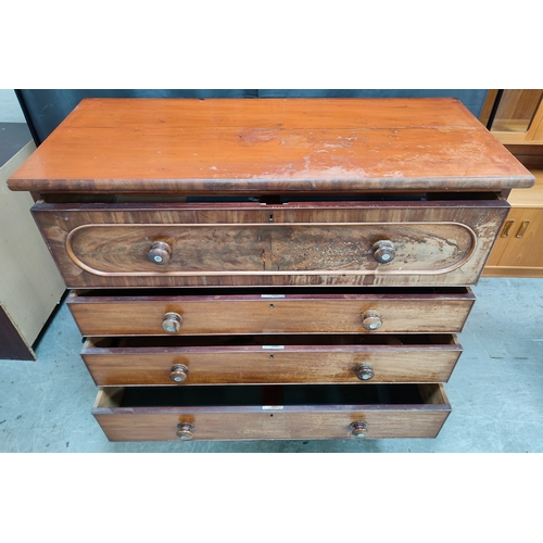 180 - Antique Mahogany chest of drawers