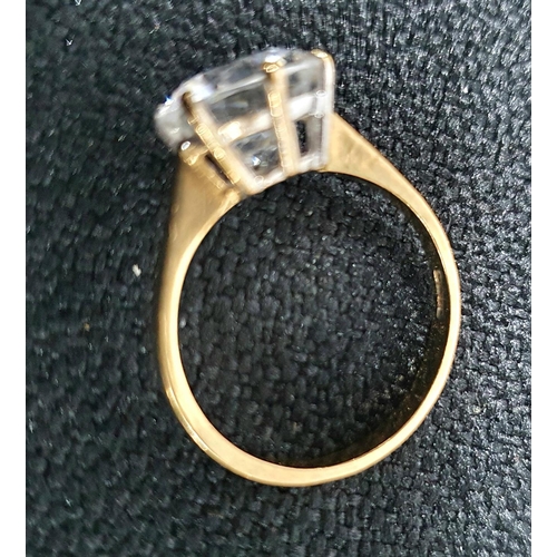 23 - 9ct yellow gold dress ring,

3.4 grams gross