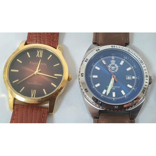 49 - Collection of 10 gents wristwatches, many as new, to include Slazenger, Jeep, RAF and Cerrutti etc (... 