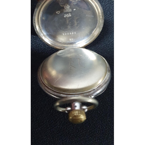 61 - German antique 800 silver pocket watch