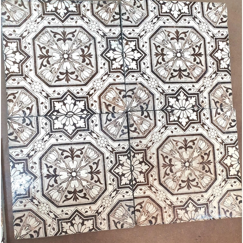 68 - 15 Victorian tiles, various patterns (15)