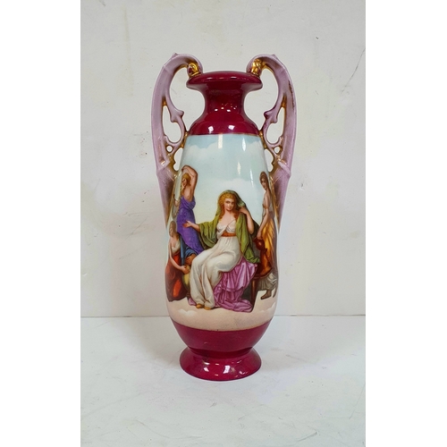 86 - Empire works England Vase - purple colour