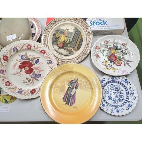 1278 - Small Collection of antique plates