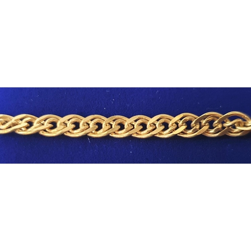 121 - 9ct yellow gold bracelet in presentation box

3.8 grams             17cm long