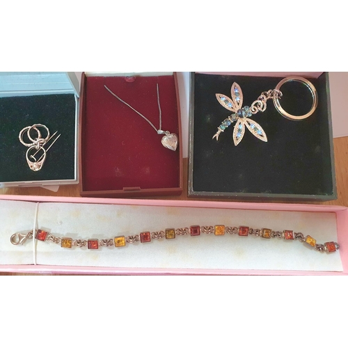 69 - Large quantity of good quality boxed vintage and modern costume jewellery including a silver bracele... 