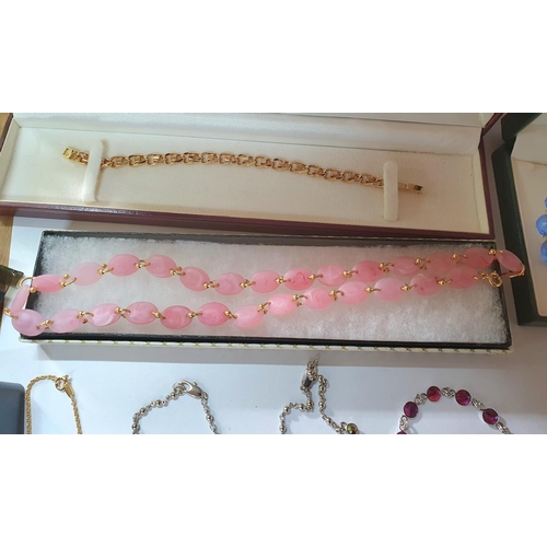 69 - Large quantity of good quality boxed vintage and modern costume jewellery including a silver bracele... 