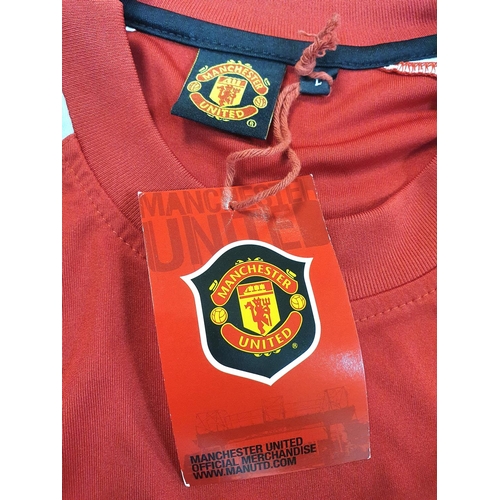 175 - Two official Manchester Utd shirts, one still with tags (2),

Both - Large