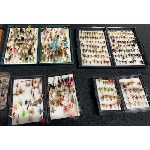 188 - Large collection of boxed fishing flies (Qty)