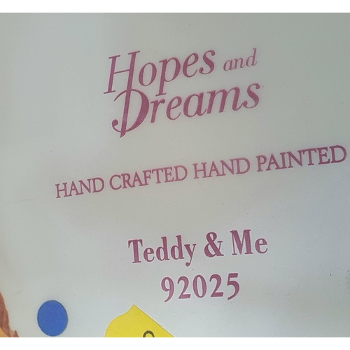 204 - Two large, hand-painted Hopes and Dreams figures, 