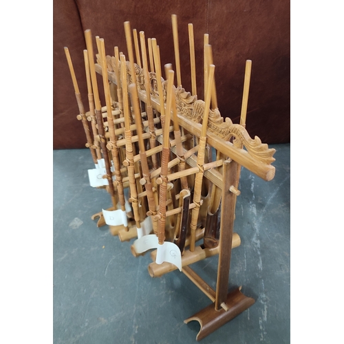 237 - Vietnamese Angklung, bamboo musical instrument