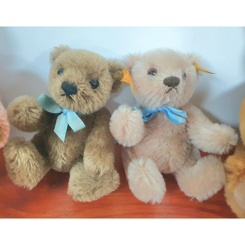 339 - Four small Steiff teddies (4)