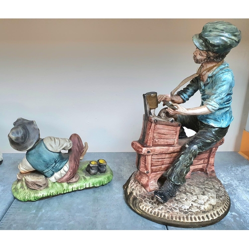 508 - Two Capodimonte figurines (2)