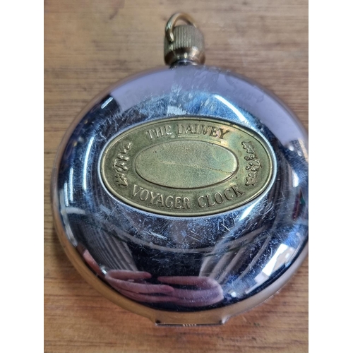 343 - The Dalvey voyager clock 
Grants of Dalvey, Scotland ,dated 1993