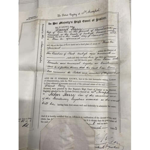 1048 - Final will and testimony dated 3rd March 1883 on Vellum