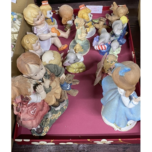 1077 - Various ceramic children figurines