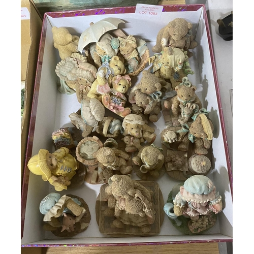 1083 - Various small resin bears (Qty)