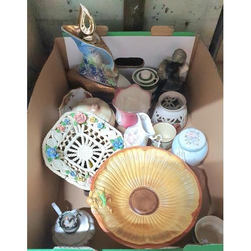 1133 - Box of various ceramics (Qty)