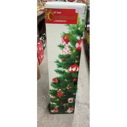 1190 - Boxed 6ft Christmas Tree