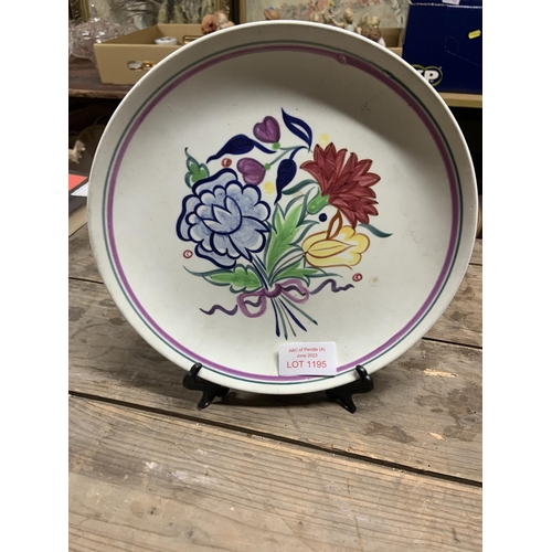 1195 - Ceramic Poole Plate