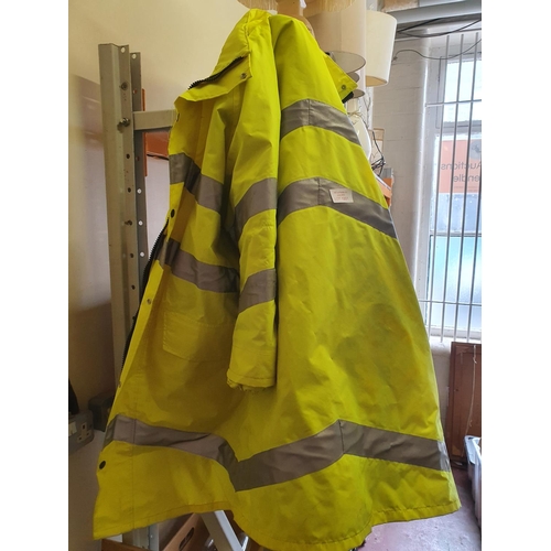 1201 - mens fluorescent hi vis jacket