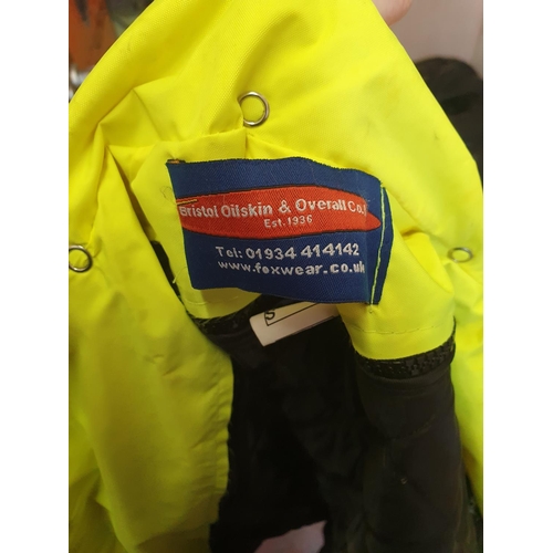 1201 - mens fluorescent hi vis jacket