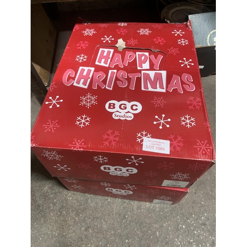 1089 - Qty of festive cards (2 boxes)