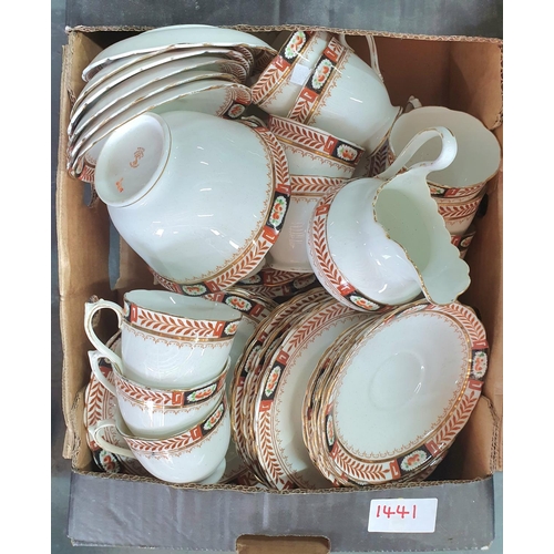 1441 - Box of Chelsom china dinnerware (Qty)