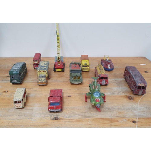 63 - Collection of used vintage die-cast vehicles, mainly Dinky and Corgi etc