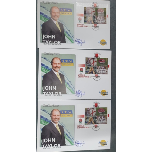 170 - Eleven signed F.D.C sets including 4 official Kelly Holmes signatures and 4 from the 1981 Bob Hope c... 