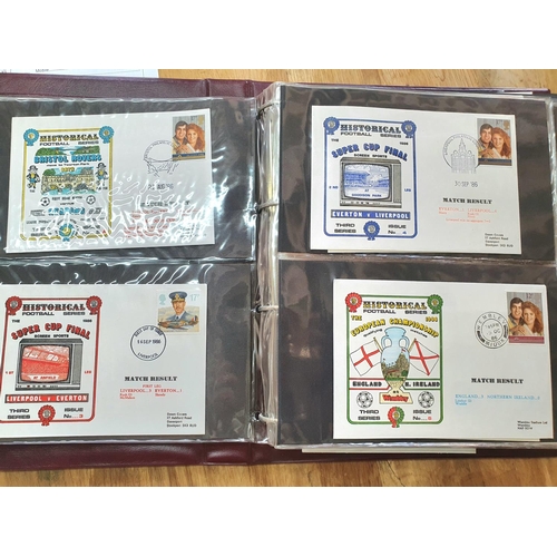 173 - Historical Football first day covers to include many finals, semi finals, charity shields etc (Qty)