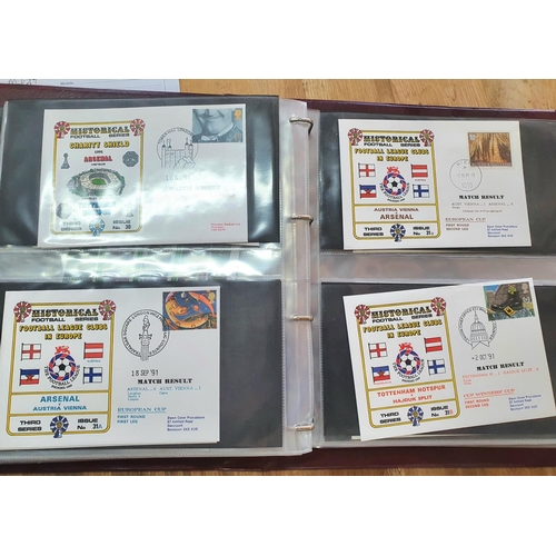 173 - Historical Football first day covers to include many finals, semi finals, charity shields etc (Qty)