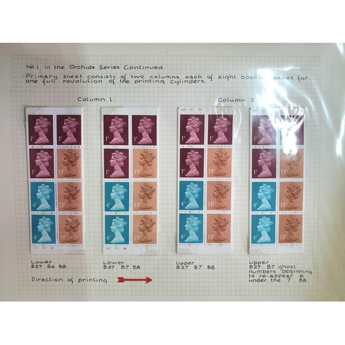 175 - Boxed black stamp album containing Machin blocks 1977-1995