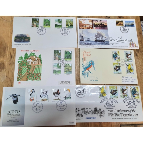 198 - Box of 1980s QEII first day covers, virtually all with special postmarks, many Benhams, (Qty),

some... 