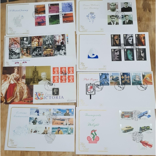 200 - Box of 2000s QEII first day covers, virtually all with special postmarks, many Benhams including app... 