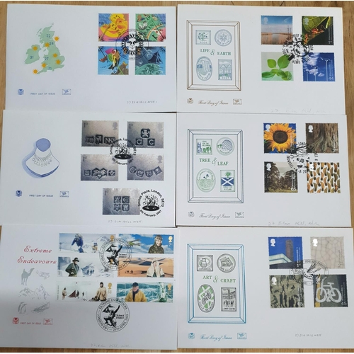 200 - Box of 2000s QEII first day covers, virtually all with special postmarks, many Benhams including app... 