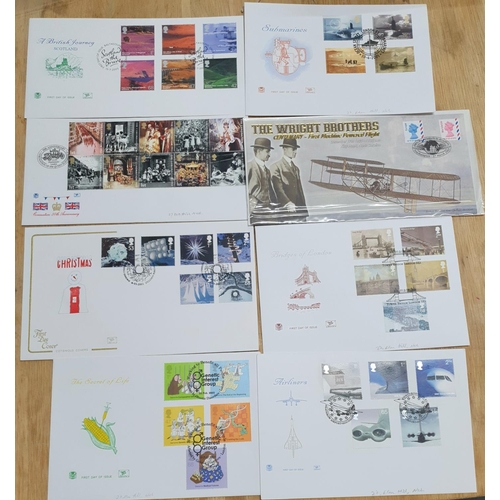 200 - Box of 2000s QEII first day covers, virtually all with special postmarks, many Benhams including app... 