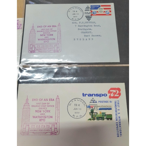 203 - Collection of stamps to include 2 USA 1977 F.D.C with special postmarks, and EQ II MU minisheets etc... 