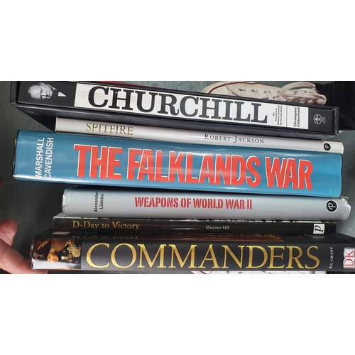 281 - Collection of hardback war books including Churchill books etc