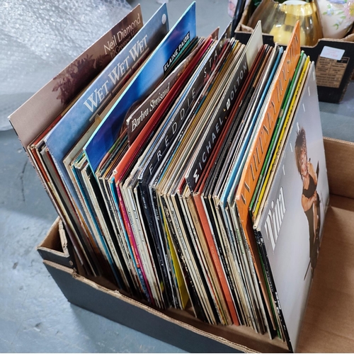 273 - Collection of various LP's including Tina Turner, Wet Wet Wet, Barbara Streisand etc. (Qty)