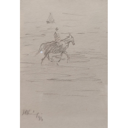 291 - M. King, 1994, Blackburn, pencil sketch, 